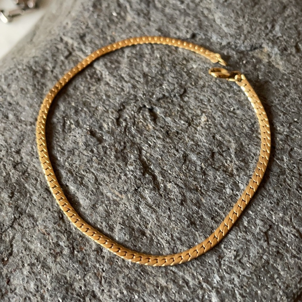 Vintage 12K Gold Link Bracelet - Picture 4 of 11